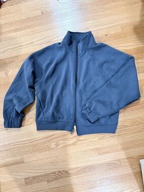 Target Navy Zip-Up Track Jacket, Size Small